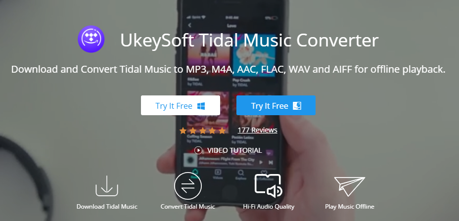 ukeysoft tidal 음악 변환기