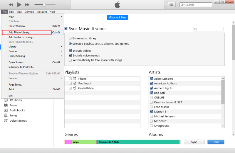 import pandora songs to itunes
