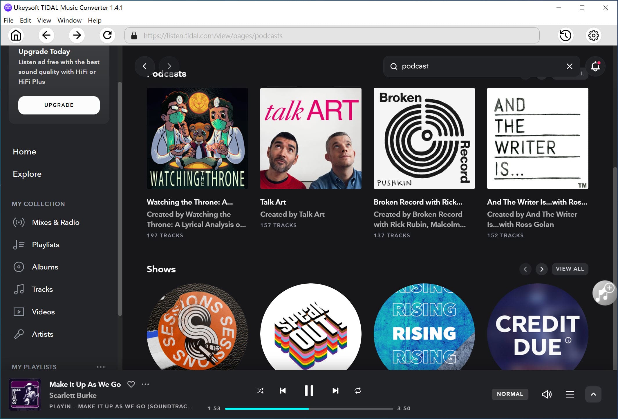 Does Tidal Have Podcasts