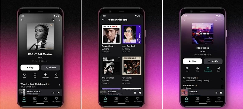 tidal mobile app