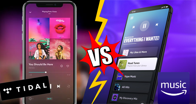 Amazon Music vs Tidal Music