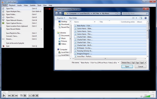 add amazon music to vlc on linux 