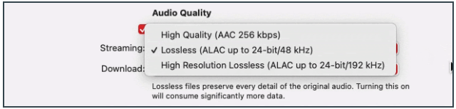 apple music audio quality