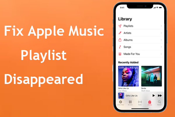 arreglar Apple Music Playlist desapareció