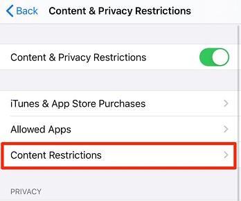 check apple music content restriction