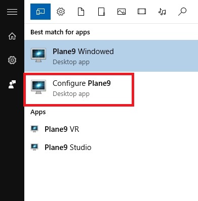 configure plane9