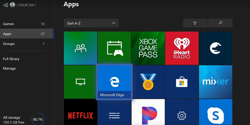 edge on xbox one