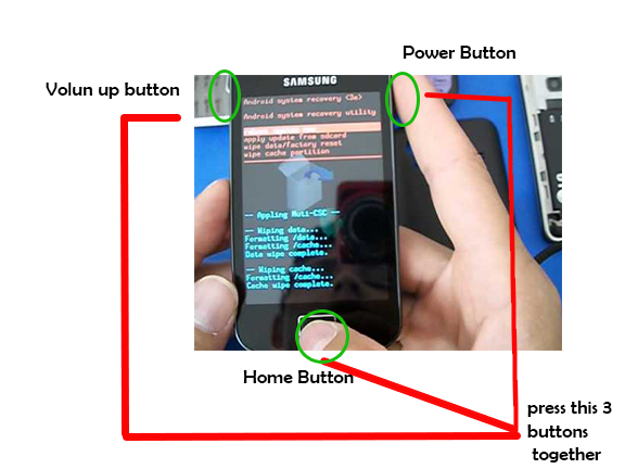 潮汐を正常に修正するためにAndroidをハードリセットする