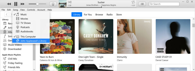 sync audible to apple tv