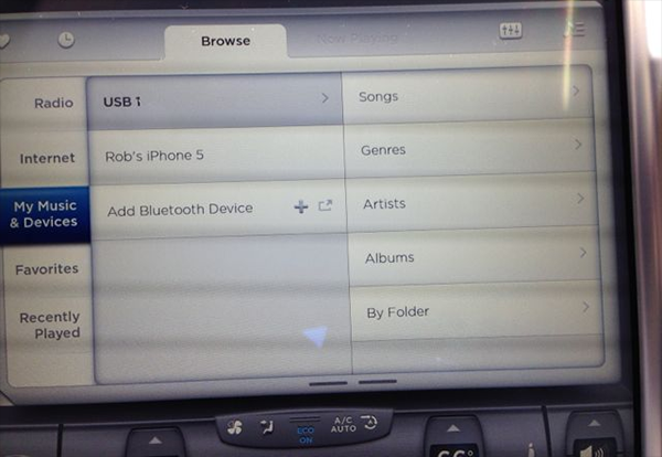 play audible on Tesla