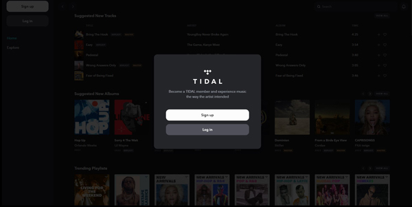 [Tidal Web Player] Todo lo que necesitas saber - UkeySoft