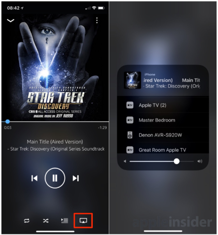AirPlay Amazon Music on Apple TV