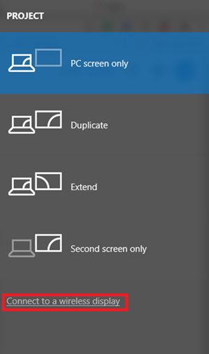 Screen Mirror from PC