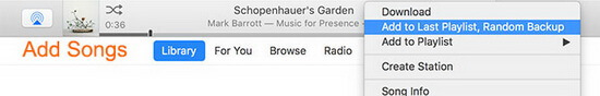 add apple music to playlist