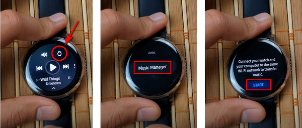 adicionar música da apple ao Galaxy Watch