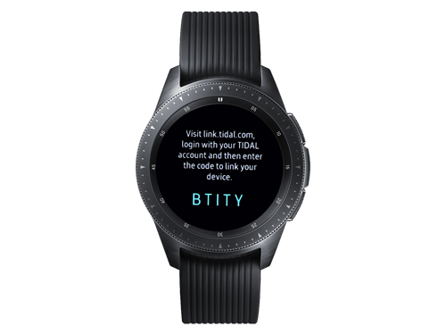 connect galaxy watch to tidal