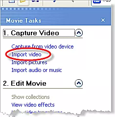 importar vídeo do itunes para o Windows Movie Maker