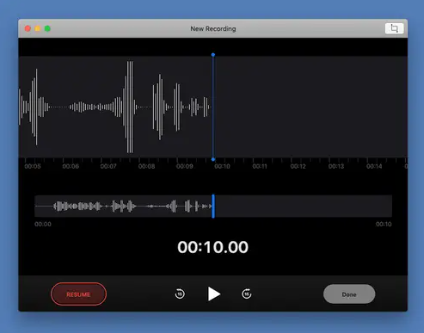 Nehmen Sie Audio auf dem Mac mit Sprachnotiz auf