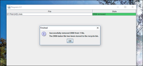 remove iTunes drm with requiem