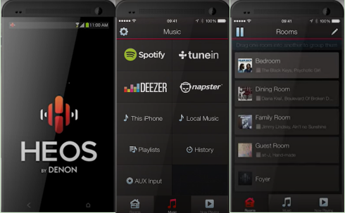 استخدم Spotify على مكبر صوت HEOS