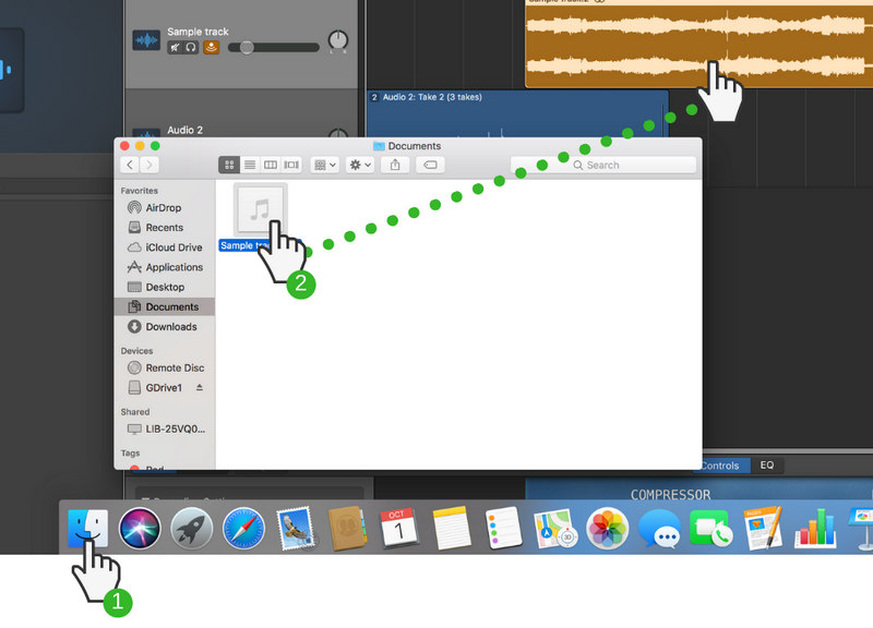 add tidal music to GarageBand on mac