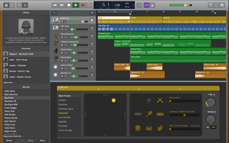 agregar musica a garageband mac