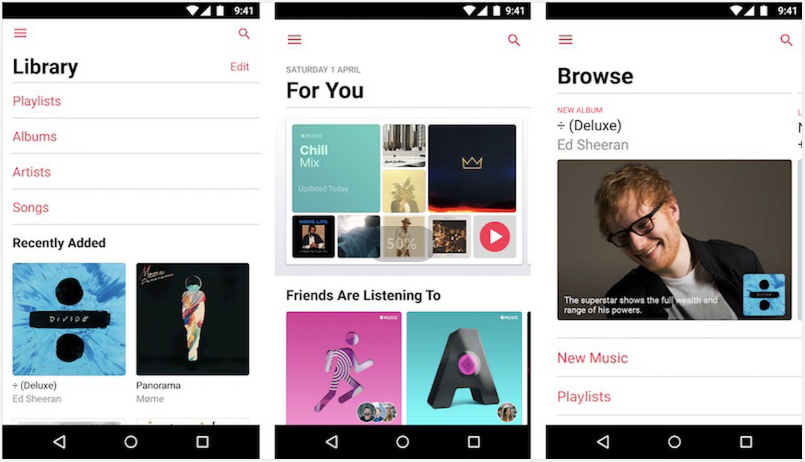 Musik app på Android