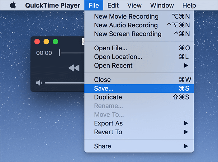 guardar grabación de audio en mac