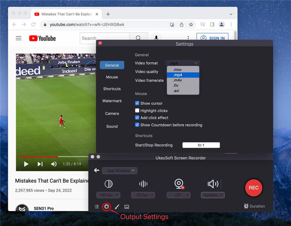 advance settings