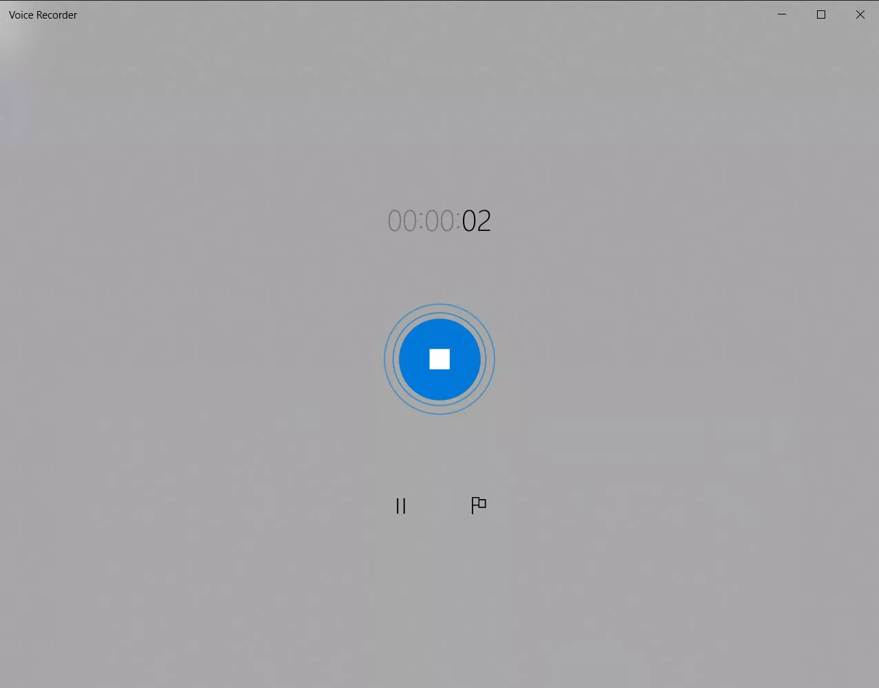 stop recording audio on computer