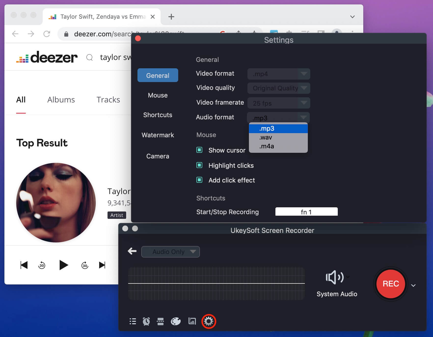 select format
