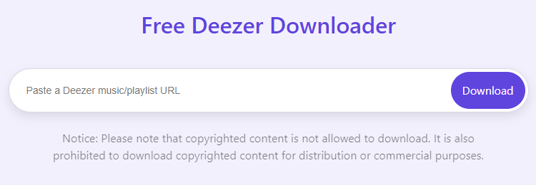Deezer 音楽を PC に無料ダウンロード