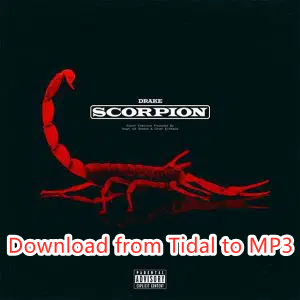 從 tidal 下載 scorpion 到 mp3