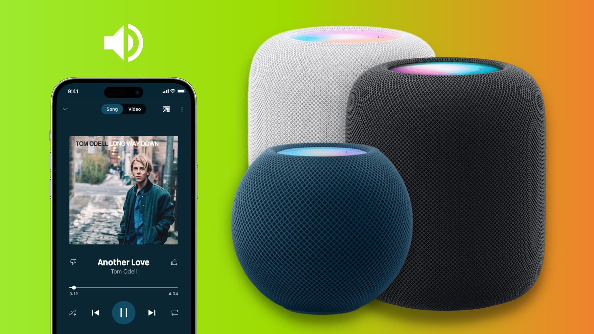 iphone'dan airplay homepod