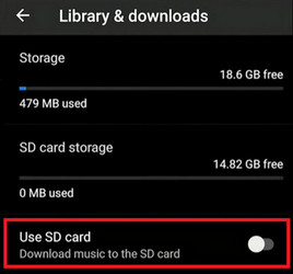 download YouTube Music to SD card