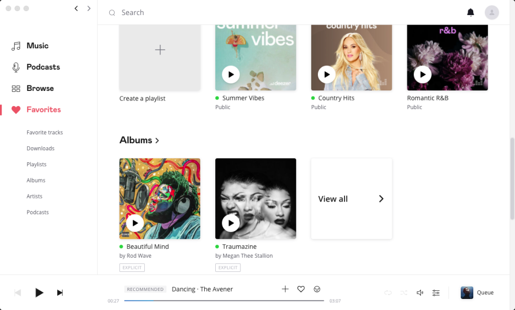 musica deezer scaricata sul desktop