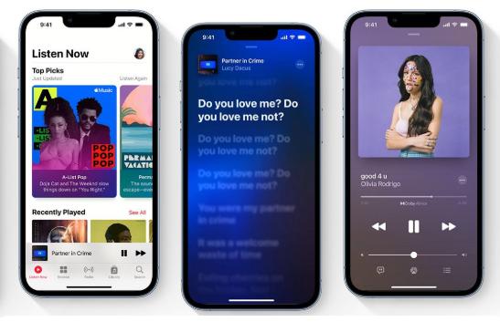 Apple Music app Interface