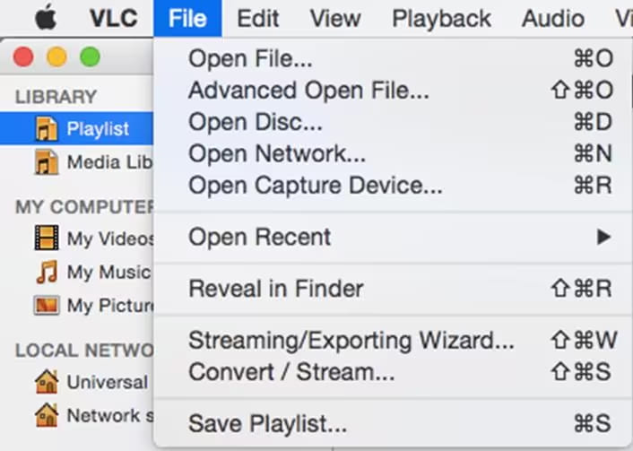 open VLC on Mac