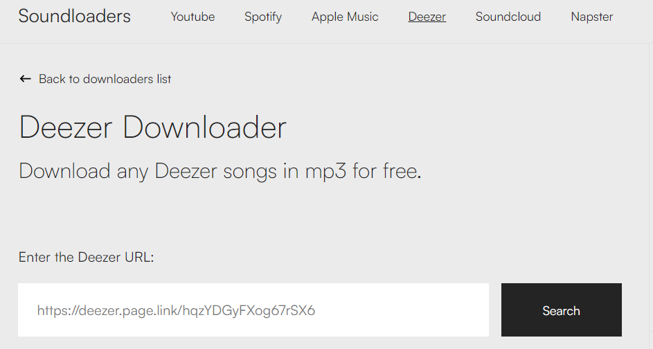 online deezer-downloader