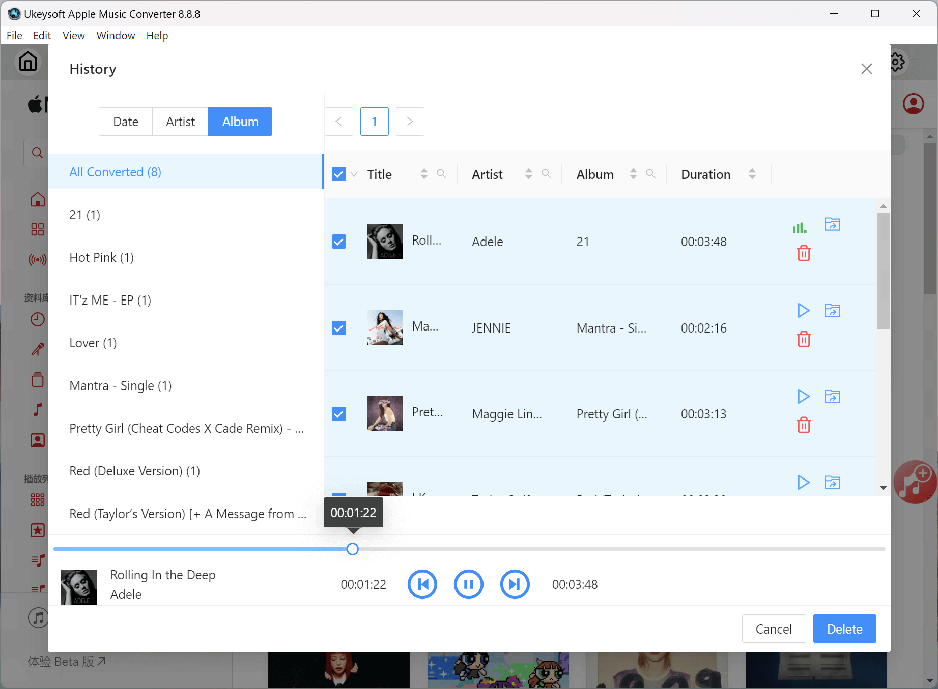 تشغيل موسيقى التفاح دون اتصال بالإنترنت
