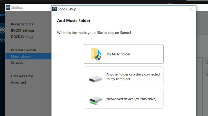 เพิ่ม deezer ลงใน sonos