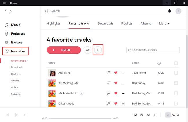 Download deezer tracks mac