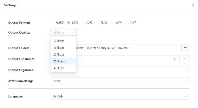 set high quality 320kbps for pandora songs