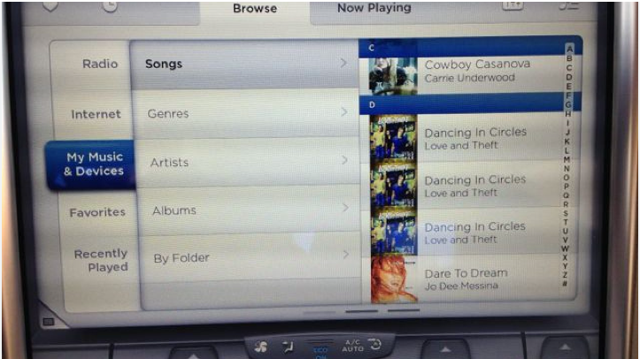 เล่นเพลง pandora บน tesla ผ่าน usb