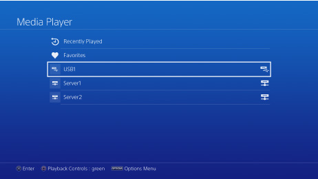 play deezer on ps4 media player