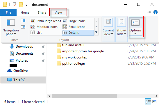 open File Explorer