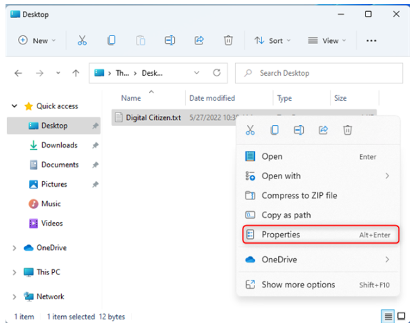 hide files and folders on Windows 11