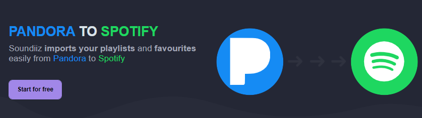 transférer pandora vers spotify