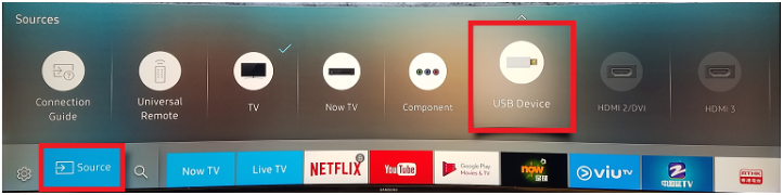 ver netflix sin conexión en la televisión a través de USB
