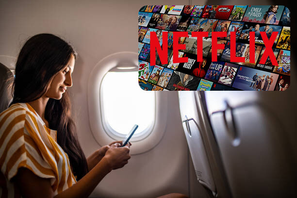 Watch Netflix Videos Offline on Plane via Mobile Phone